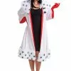 Disguise 101 Dalmatians Animated Cruella Jacket Deluxe Costume For Women 2 Disguise 101 Dalmatians Animated Cruella Jacket Deluxe Costume For Women -Cheap Halloween Costume Store 101 dalmatians animated womens cruella jacket deluxe costume