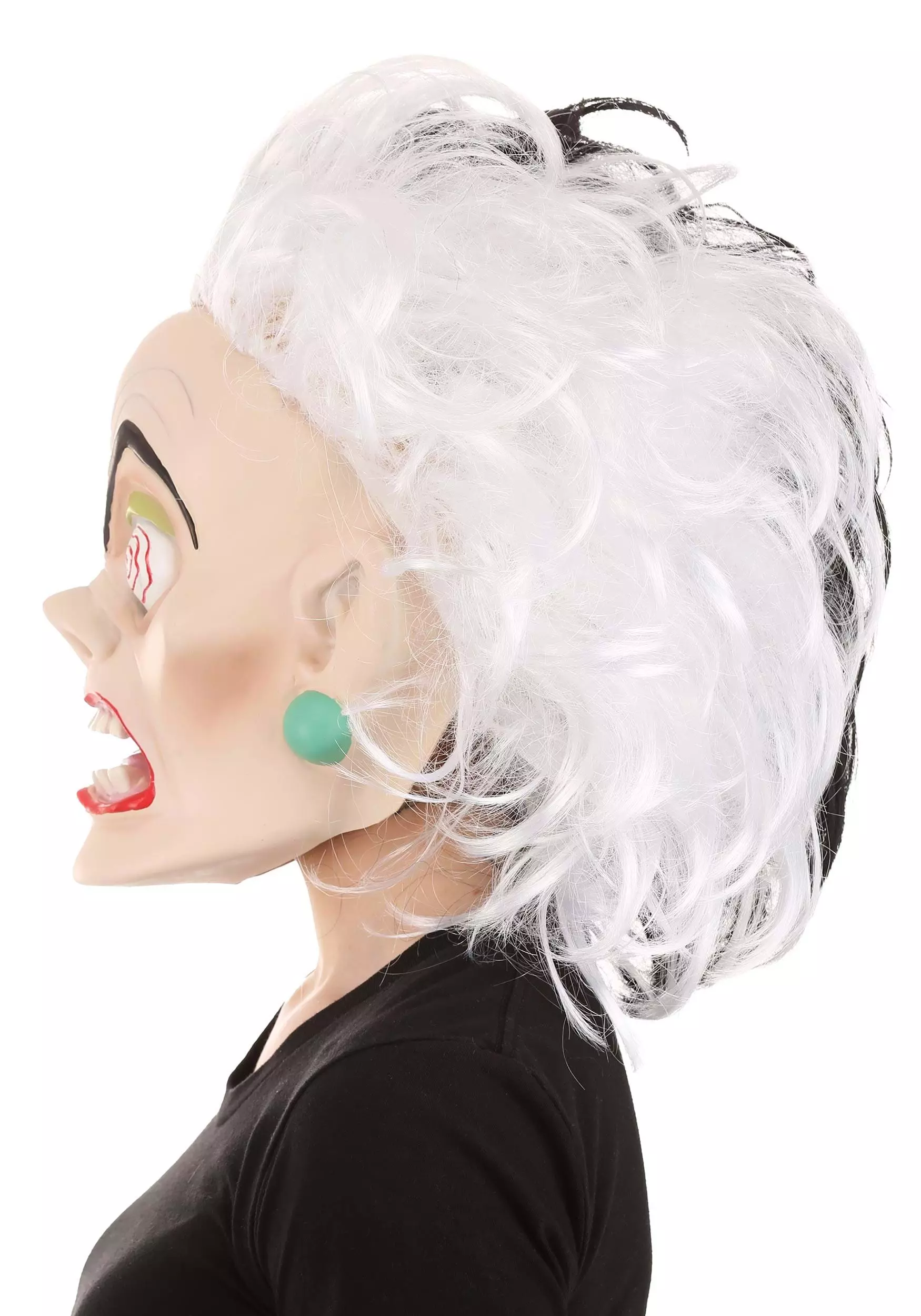 Elope Disney 101 Dalmatians Cruella De Vil Latex Mask 4 Elope Disney 101 Dalmatians Cruella De Vil Latex Mask - Image 2
