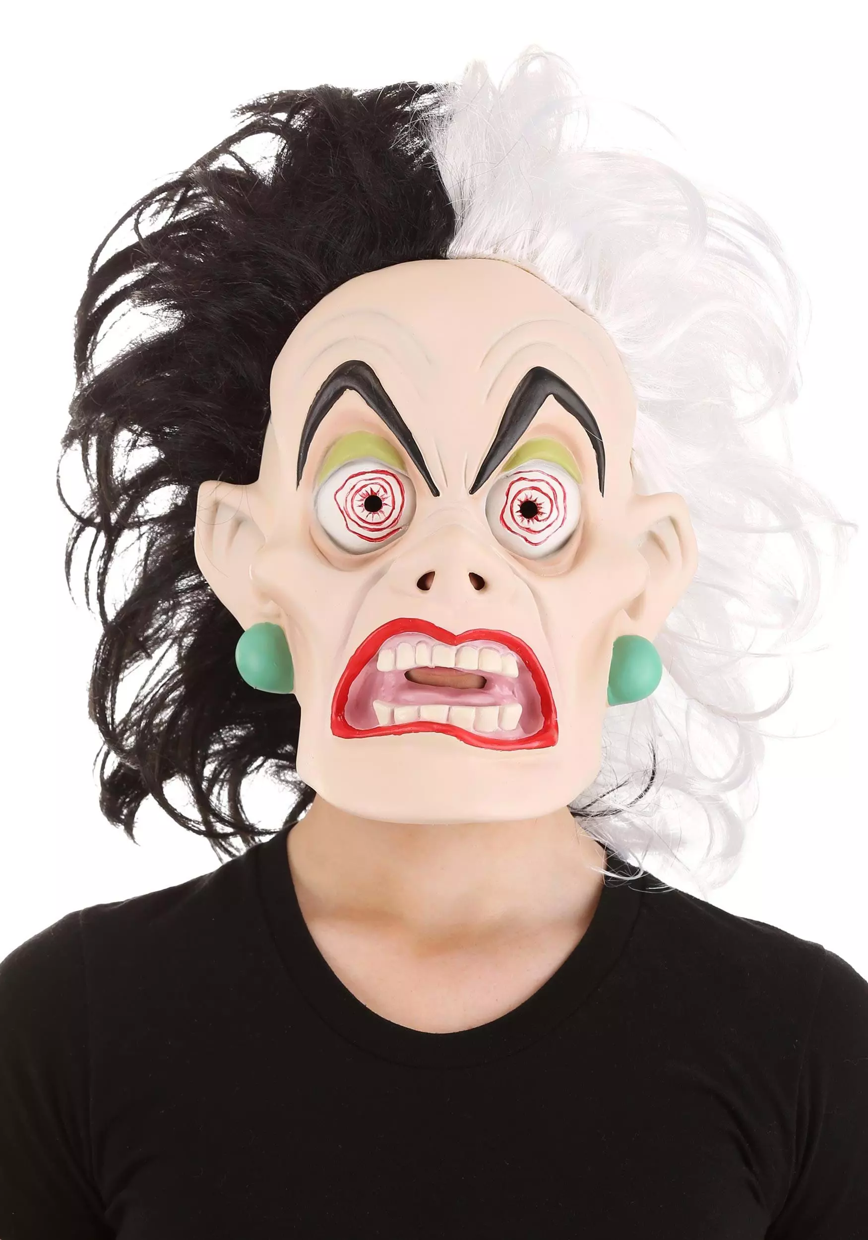 Elope Disney 101 Dalmatians Cruella De Vil Latex Mask 7 Elope Disney 101 Dalmatians Cruella De Vil Latex Mask - Image 5