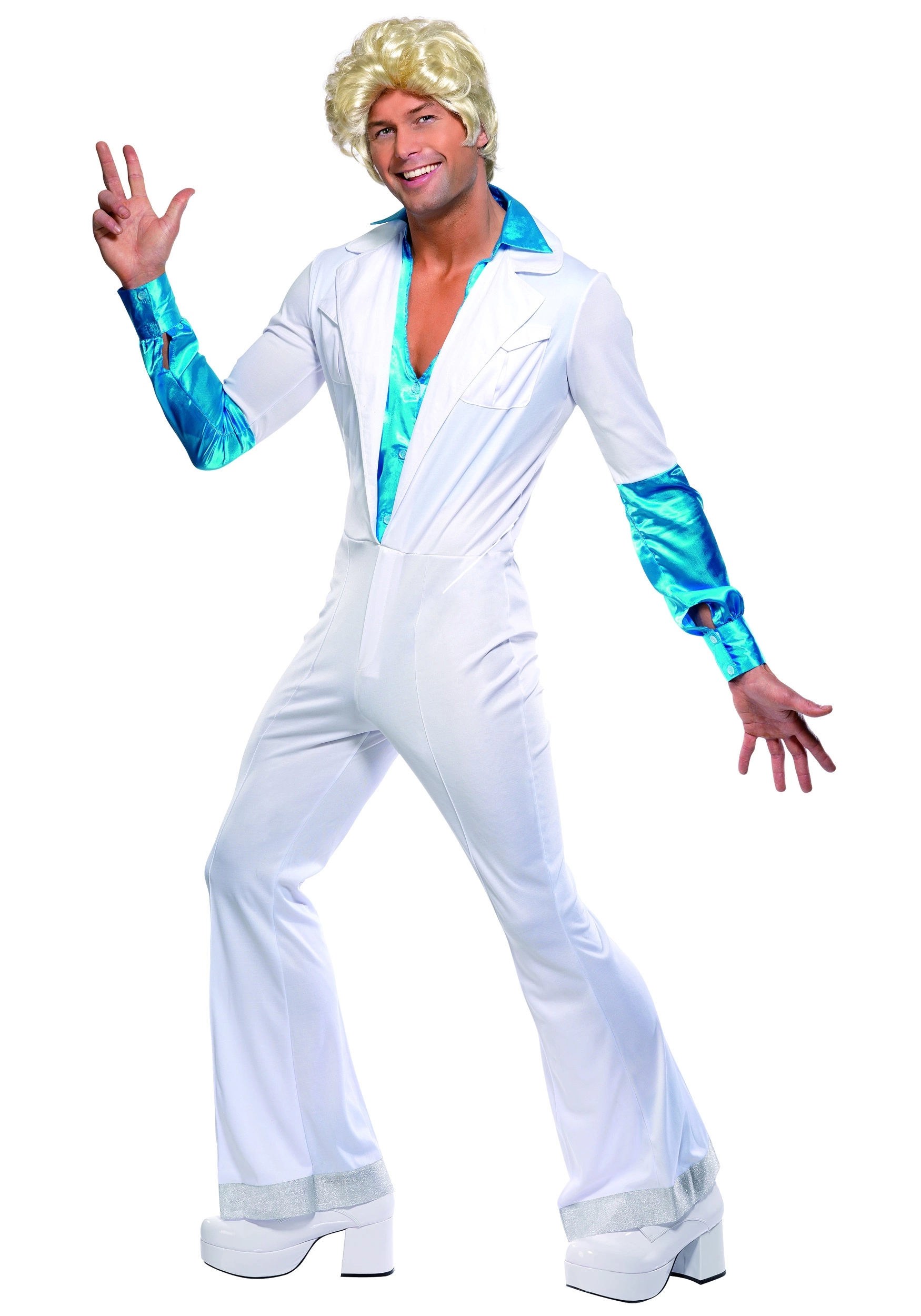 Smiffys 70s Disco Man Costume 3 Smiffys 70s Disco Man Costume