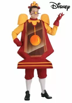 Fun Costumes Cogsworth Costume For Men From Disney's Beauty And The Beast -Cheap Halloween Costume Store adult beauty and the beast cogsworth costume alt 7
