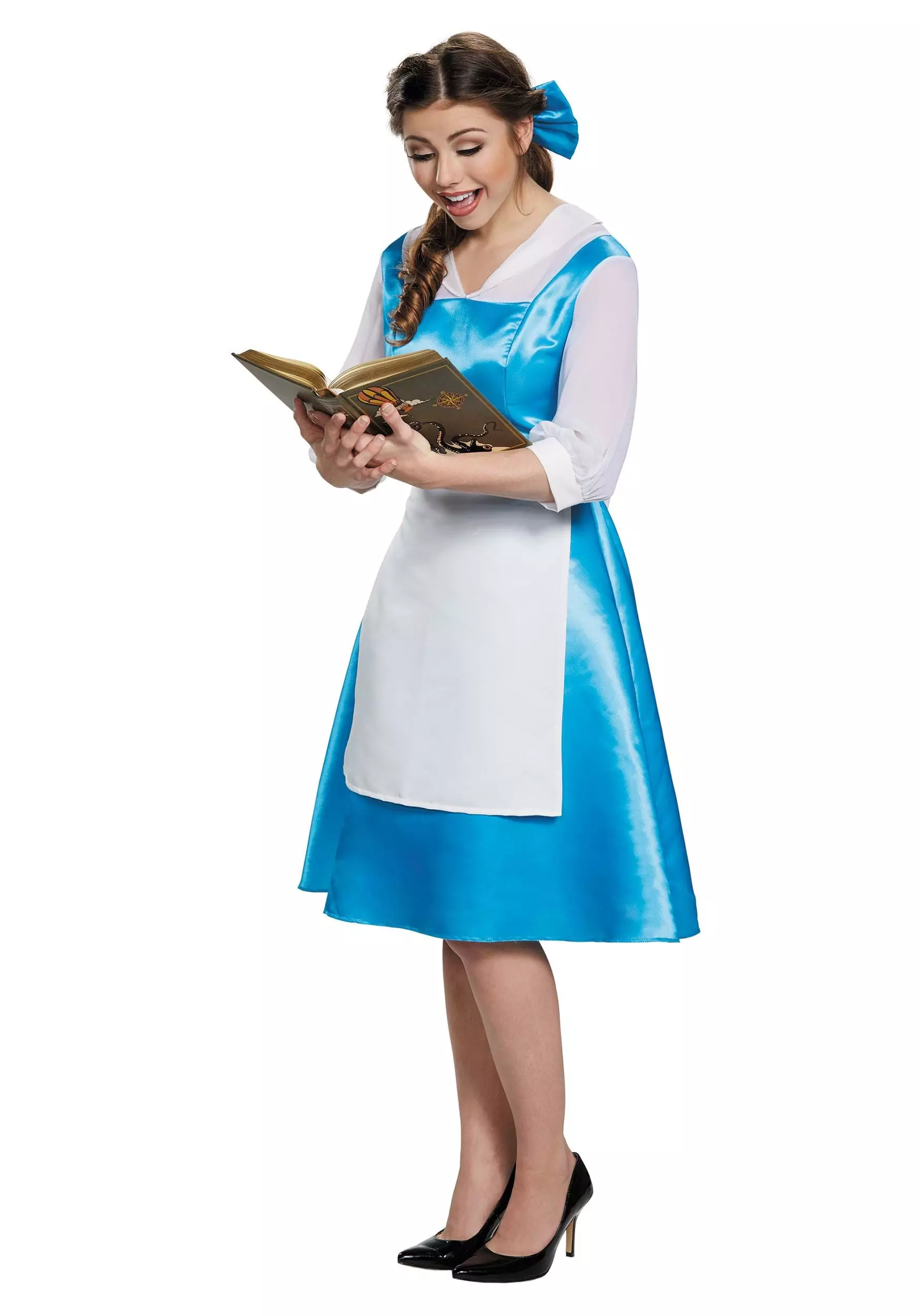 Disguise Beauty And The Beast Belle Blue Costume Dress For Adults 6 Disguise Beauty And The Beast Belle Blue Costume Dress For Adults - Image 4