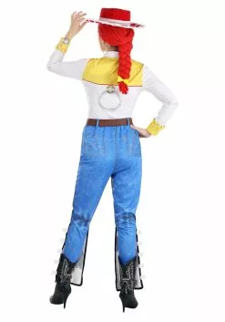 Fun Costumes Deluxe Disney Toy Story Jessie Costume For Women -Cheap Halloween Costume Store adult deluxe jessie toy story costume alt 6