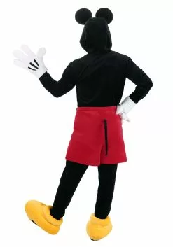 Fun Costumes Deluxe Mickey Mouse Disney Costume For Adults -Cheap Halloween Costume Store adult deluxe mickey mouse costume alt 9