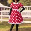 Fun Costumes Disney Deluxe Minnie Mouse Adult Costume 1 Fun Costumes Disney Deluxe Minnie Mouse Adult Costume -Cheap Halloween Costume Store adult deluxe minnie mouse costume