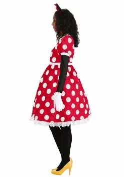 Fun Costumes Disney Deluxe Minnie Mouse Adult Costume -Cheap Halloween Costume Store adult deluxe minnie mouse costume alt 4