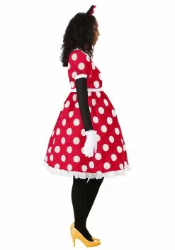 Fun Costumes Disney Deluxe Minnie Mouse Adult Costume -Cheap Halloween Costume Store adult deluxe minnie mouse costume alt 6