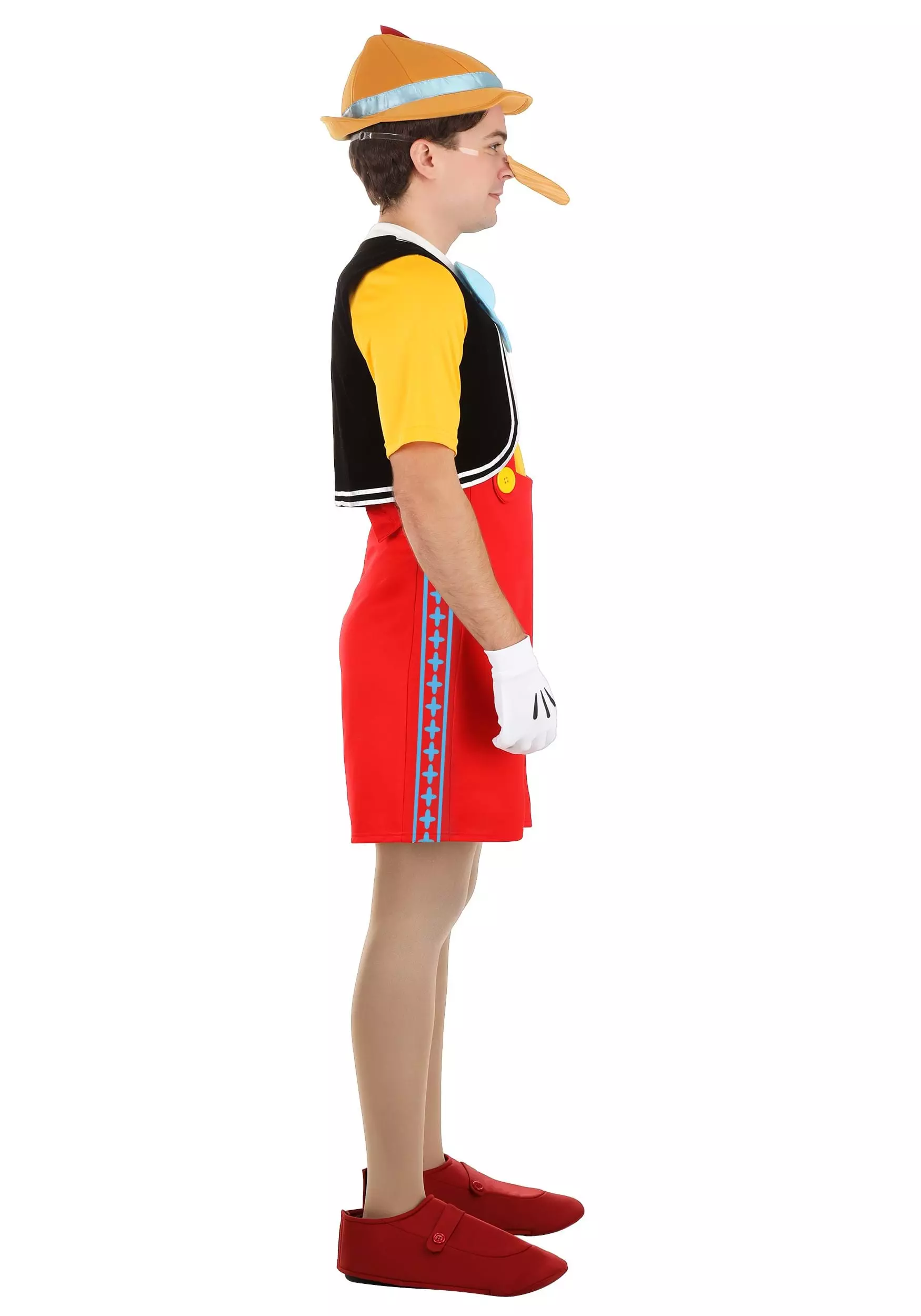 Fun Costumes Deluxe Disney Pinocchio Costume For Adults 6 Fun Costumes Deluxe Disney Pinocchio Costume For Adults - Image 4