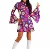 Fun Costumes Women's Adult Groovy Flower Power Costume 1 Fun Costumes Women's Adult Groovy Flower Power Costume -Cheap Halloween Costume Store adult groovy flower power costume