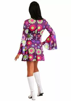 Fun Costumes Women's Adult Groovy Flower Power Costume 11 Fun Costumes Women's Adult Groovy Flower Power Costume -Cheap Halloween Costume Store adult groovy flower power costume alt 4