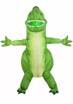 Disguise Limited Disney Toy Story Rex Inflatable Costume For Adults -Cheap Halloween Costume Store adult toy story rex inflatable costume alt 11