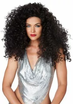 California Costume Collection Brunette Disco Diva Women's Wig