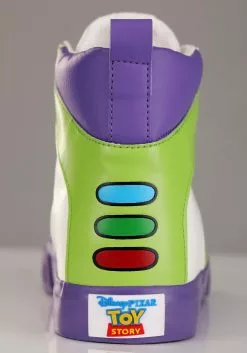 Ground Up Disney Buzz Lightyear High Top Shoes For Men -Cheap Halloween Costume Store buzz lightyear mens high top shoes alt 10