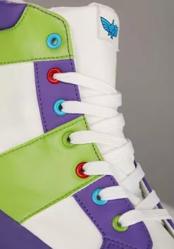 Ground Up Disney Buzz Lightyear High Top Shoes For Men -Cheap Halloween Costume Store buzz lightyear mens high top shoes alt 8
