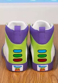 Ground Up Kid's Buzz Lightyear Youth High Top Shoes 14 Ground Up Kid's Buzz Lightyear Youth High Top Shoes -Cheap Halloween Costume Store buzz lightyear youth high top shoes alt 3