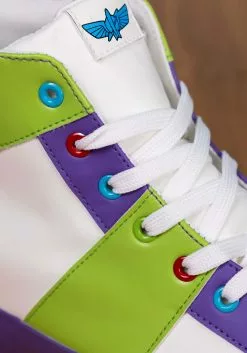 Ground Up Kid's Buzz Lightyear Youth High Top Shoes 19 Ground Up Kid's Buzz Lightyear Youth High Top Shoes -Cheap Halloween Costume Store buzz lightyear youth high top shoes alt 8