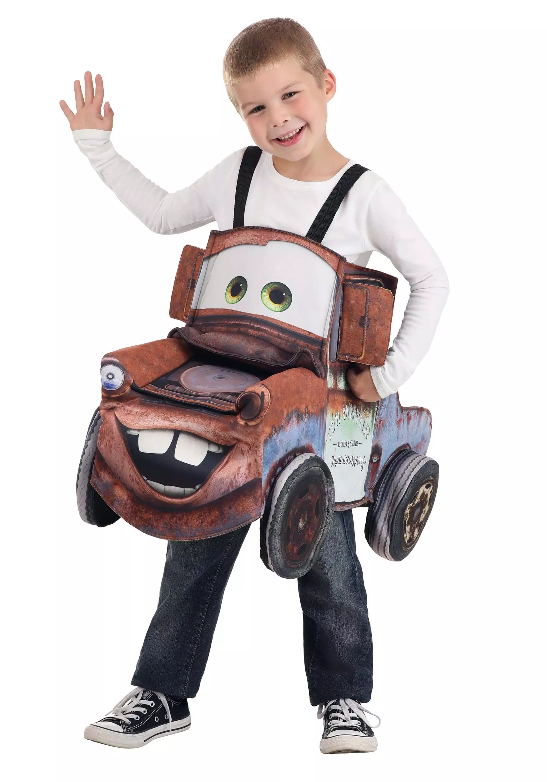 Disguise Limited Deluxe Kids Cars Tow Mater Costume 3 Disguise Limited Deluxe Kids Cars Tow Mater Costume