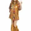 Fun World Kids Peace & Love Hippie Costume 2 Fun World Kids Peace & Love Hippie Costume -Cheap Halloween Costume Store child peace love hippie costume