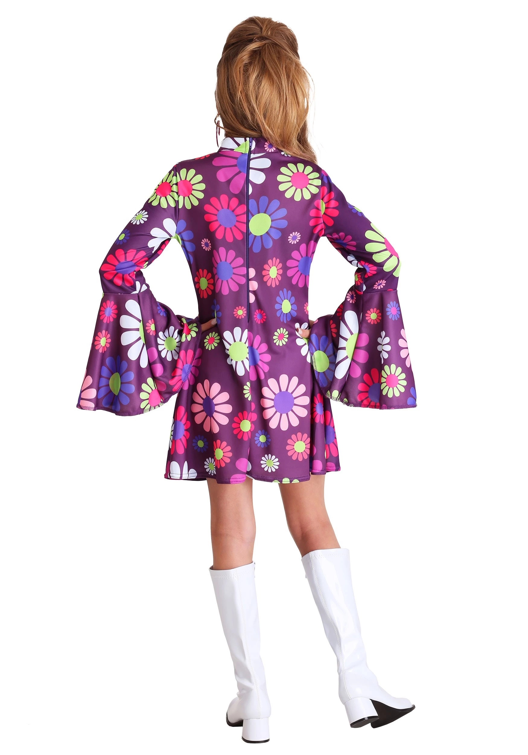 Fun Costumes Girl's Far Out Hippie Costume 4 Fun Costumes Girl's Far Out Hippie Costume - Image 2