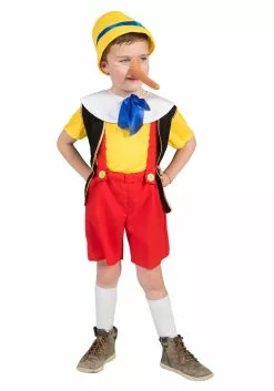 Funny Fashions Pinocchio Costume For Kids