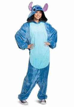 Disguise Deluxe Stitch Costume For Adults -Cheap Halloween Costume Store deluxe adult stitch costume alt 2