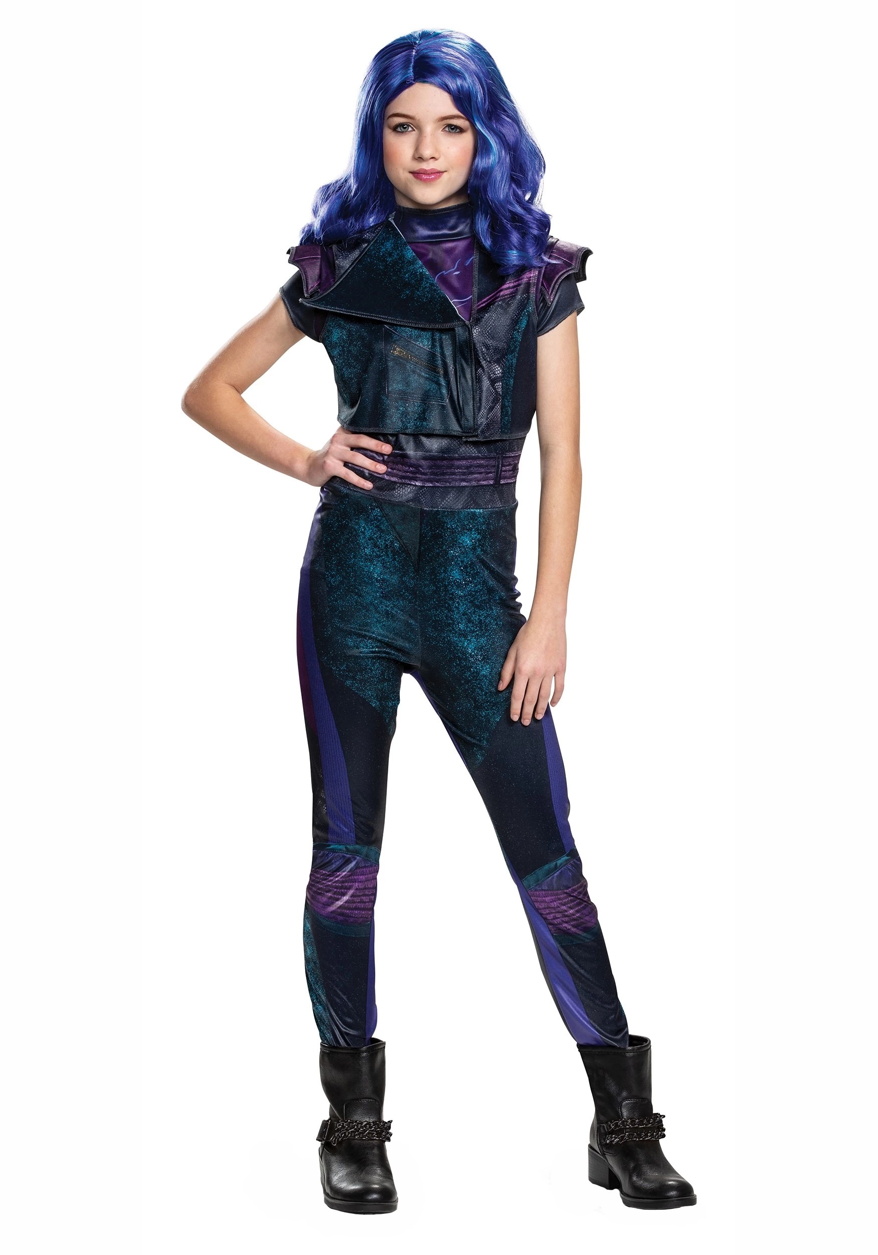 Disguise Disney Descendants 3 Girls Mal Classic Costume 3 Disguise Disney Descendants 3 Girls Mal Classic Costume