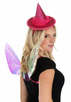 Elope Disney Flora The Fairy Headband & Wings Kit -Cheap Halloween Costume Store disney flora headband wings kit alt 4