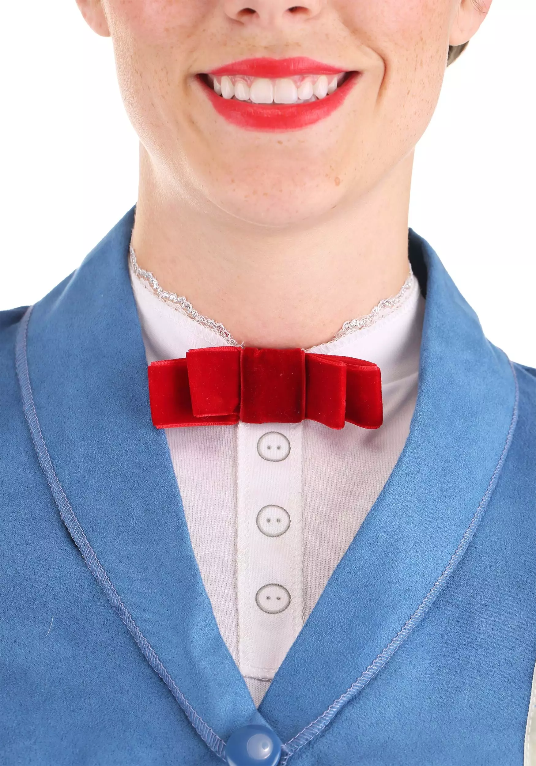 Disguise Limited Women's Mary Poppins Blue Coat Costume 6 Disguise Limited Women's Mary Poppins Blue Coat Costume - Image 4