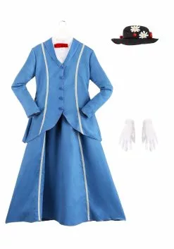 Disguise Limited Women's Mary Poppins Blue Coat Costume 17 Disguise Limited Women's Mary Poppins Blue Coat Costume -Cheap Halloween Costume Store disney mary poppins womens blue coat costume 6