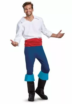 Disguise Limited Disney Prince Eric Deluxe Mens Costume -Cheap Halloween Costume Store disney prince eric deluxe adult costume alt 8