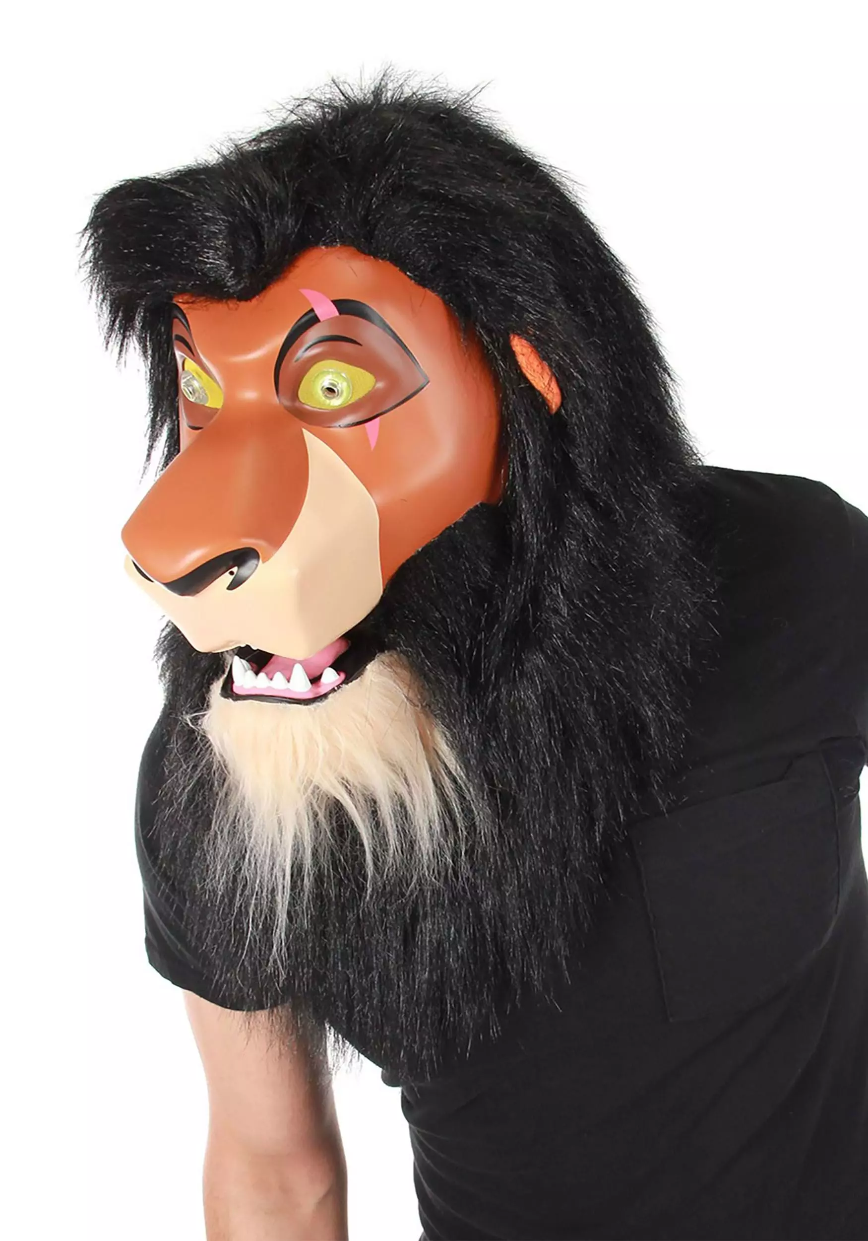 Elope Disney The Lion King Scar Mouth Mover Mask 4 Elope Disney The Lion King Scar Mouth Mover Mask - Image 2