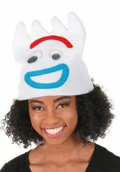 Elope Disney Kid's Disney Forky Knit Costume Hat -Cheap Halloween Costume Store forky knit hat alt 1