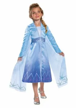 Disguise Frozen 2 Girls Elsa Prestige Costume 9 Disguise Frozen 2 Girls Elsa Prestige Costume -Cheap Halloween Costume Store frozen 2 elsa prestige costume for girls alt3