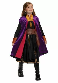 Disguise Deluxe Frozen 2 Girls Anna Costume -Cheap Halloween Costume Store frozen 2 girls anna deluxe costume alt3