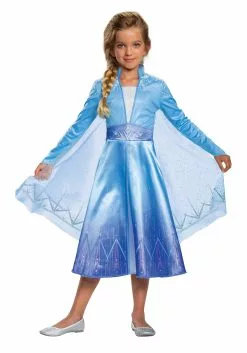Disguise Limited Deluxe Disney Frozen 2 Girls Elsa Costume 12 Disguise Limited Deluxe Disney Frozen 2 Girls Elsa Costume -Cheap Halloween Costume Store frozen 2 girls elsa deluxe costume alt 2