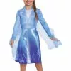 Disguise Frozen Elsa Travelling Dress Costume For Girls 1 Disguise Frozen Elsa Travelling Dress Costume For Girls -Cheap Halloween Costume Store frozen girls elsa travelling dress costume