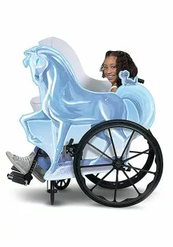 Disguise Adaptive Frozen Ice Nokk Wheelchair Cover Costume -Cheap Halloween Costume Store frozen ice nokk adaptive wheelchair cover alt 2