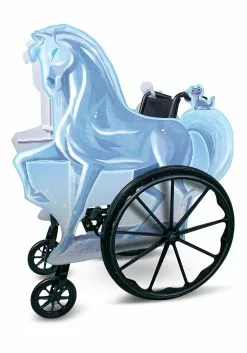 Disguise Adaptive Frozen Ice Nokk Wheelchair Cover Costume -Cheap Halloween Costume Store frozen ice nokk adaptive wheelchair cover alt 3