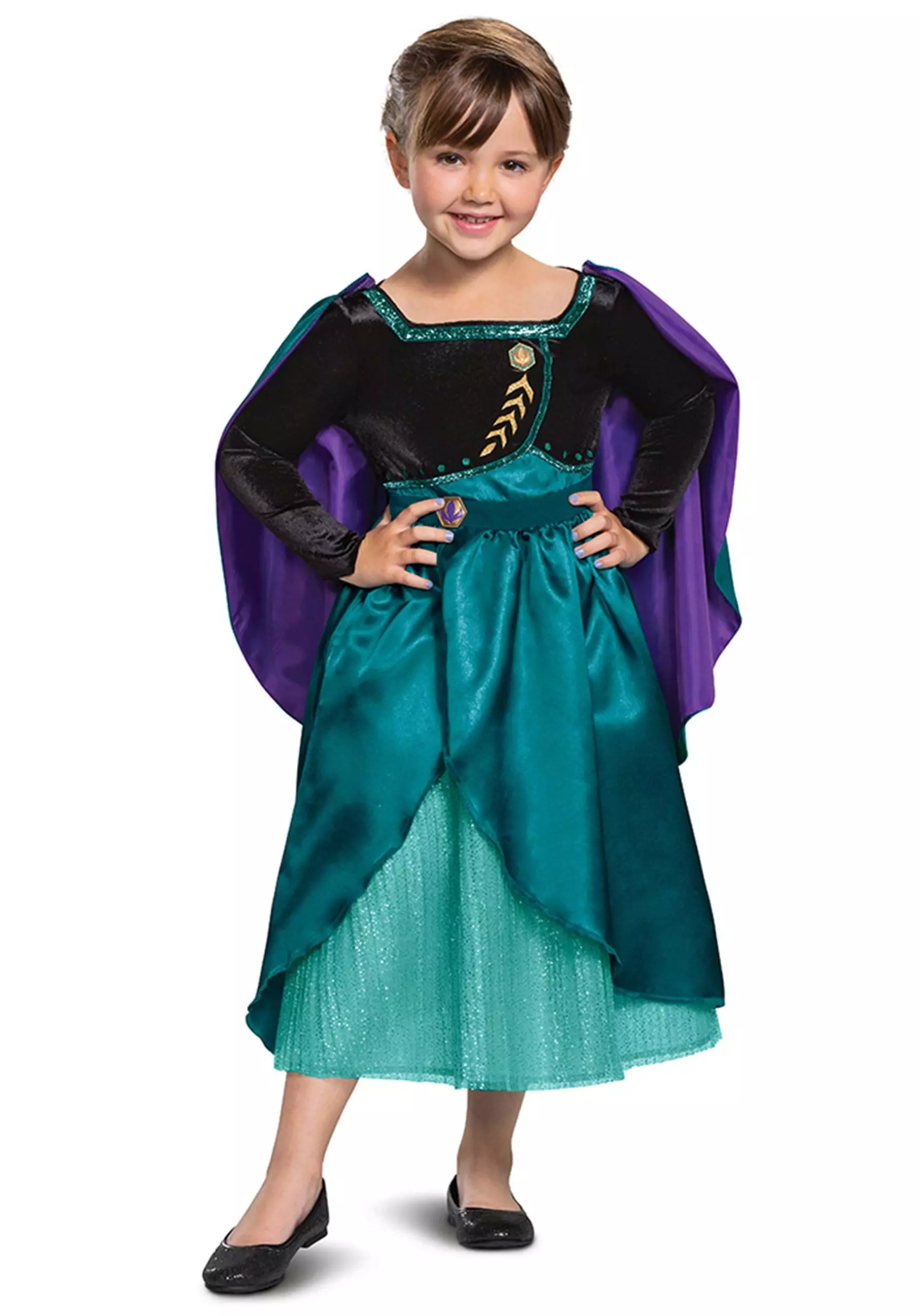 Disguise Frozen Queen Anna Deluxe Girls Costume 3 Disguise Frozen Queen Anna Deluxe Girls Costume