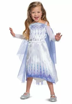 Disguise Frozen Snow Queen Elsa Classic Costume For Kids -Cheap Halloween Costume Store frozen snow queen elsa classic kids costume alt 2