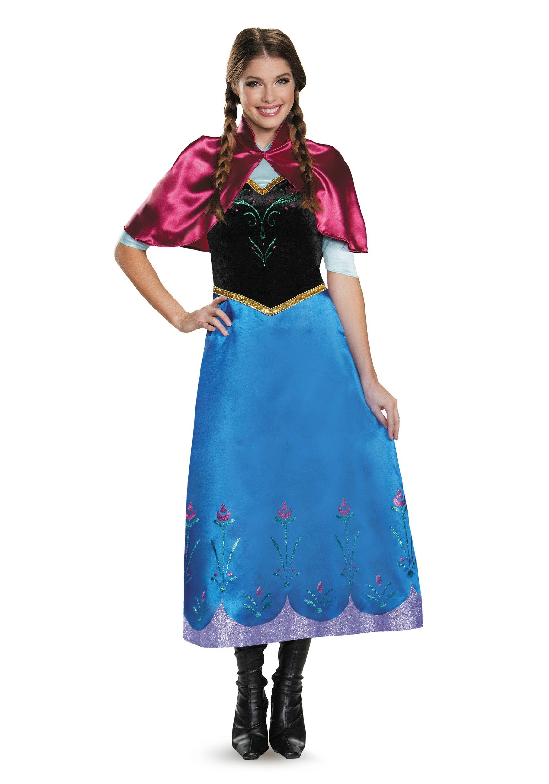 Disguise Frozen Traveling Anna Deluxe Costume For Women 4 Disguise Frozen Traveling Anna Deluxe Costume For Women - Image 2