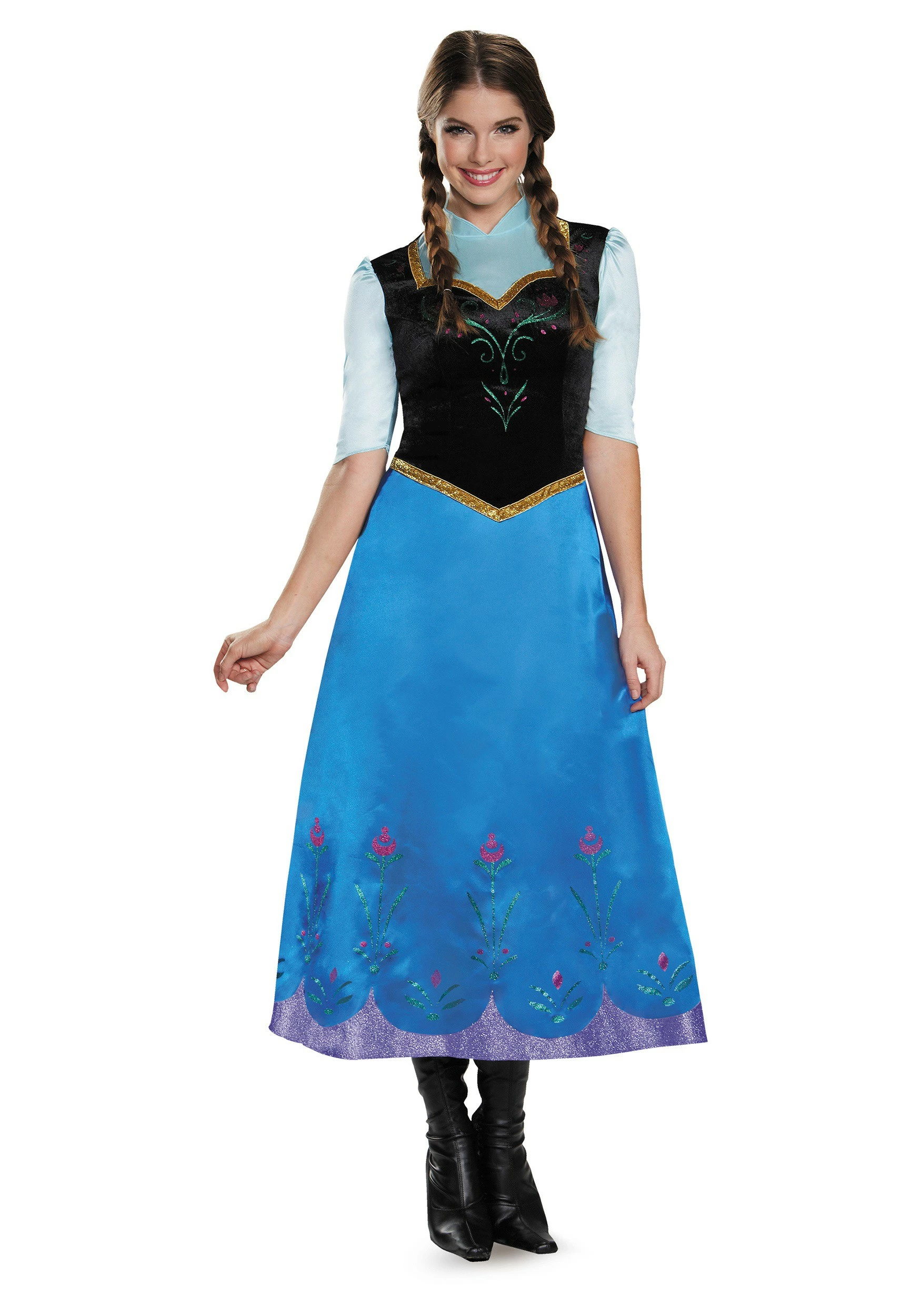 Disguise Frozen Traveling Anna Deluxe Costume For Women 3 Disguise Frozen Traveling Anna Deluxe Costume For Women
