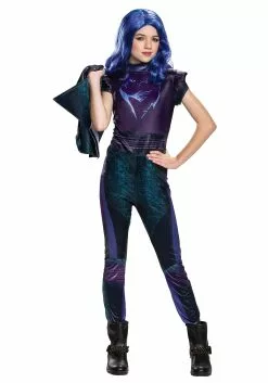 Disguise Disney Descendants 3 Girls Mal Classic Costume 15 Disguise Disney Descendants 3 Girls Mal Classic Costume -Cheap Halloween Costume Store girls disney descendants 3 mal classic costume alt 2
