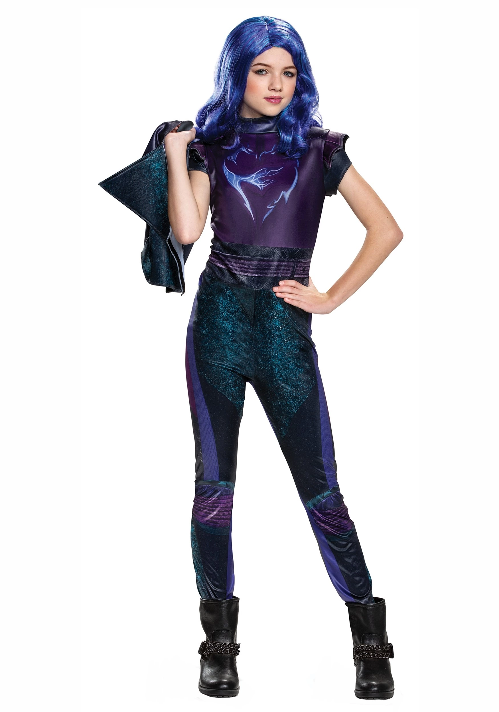 Disguise Disney Descendants 3 Girls Mal Classic Costume 5 Disguise Disney Descendants 3 Girls Mal Classic Costume - Image 3