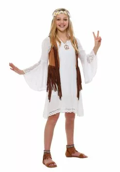 Hing Ting Girls Flower Child Costume
