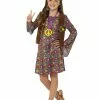 Smiffys Girl's Hippie Costume 2 Smiffys Girl's Hippie Costume -Cheap Halloween Costume Store girls hippie costume