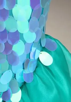 LF Products Pte. Ltd. Disney Little Mermaid Ariel Costume For Girls -Cheap Halloween Costume Store girls little mermaid ariel costume alt 4