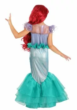 LF Products Pte. Ltd. Disney Little Mermaid Ariel Costume For Girls -Cheap Halloween Costume Store girls little mermaid ariel costume alt 5