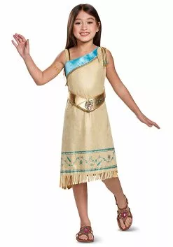 Disguise Pocahontas Deluxe Costume For Girls