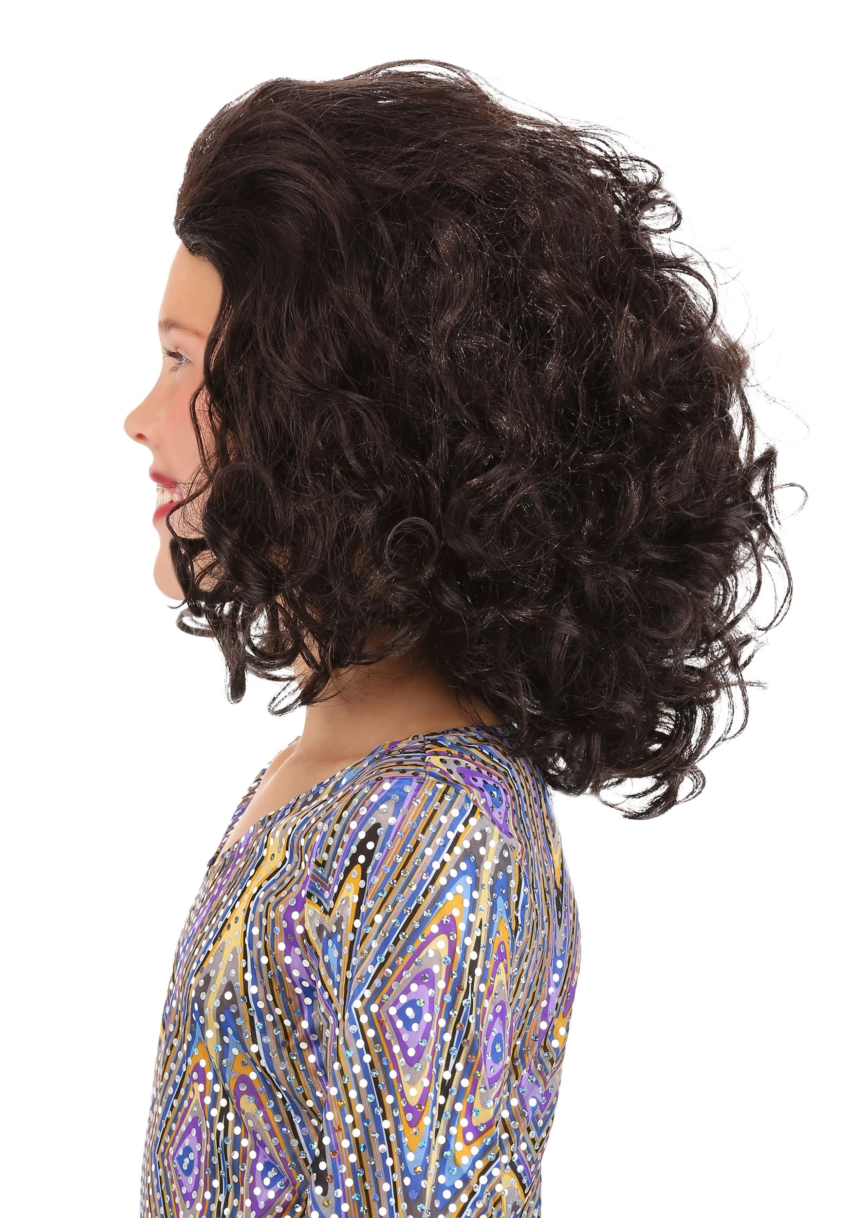 Partytime Costume & Lingerie (Yiwu) Factory Bouncy Brown Curly Girls Wig 5 Partytime Costume & Lingerie (Yiwu) Factory Bouncy Brown Curly Girls Wig - Image 3